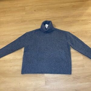 ZARA Women’s oversized blue knit sweater XS